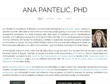 Tablet Screenshot of anapantelic.com